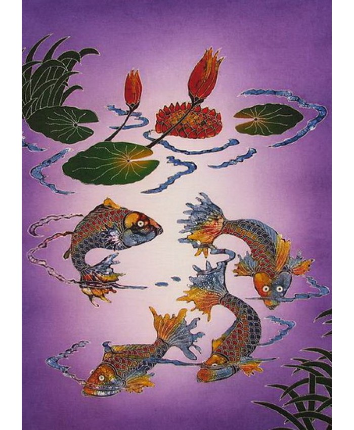 Koi Fish- Purple